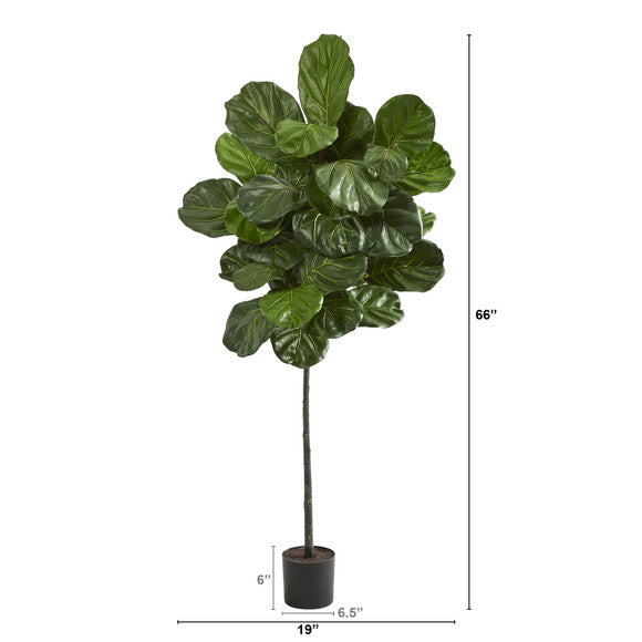 5.5' Fiddle Leaf Artificial Tree