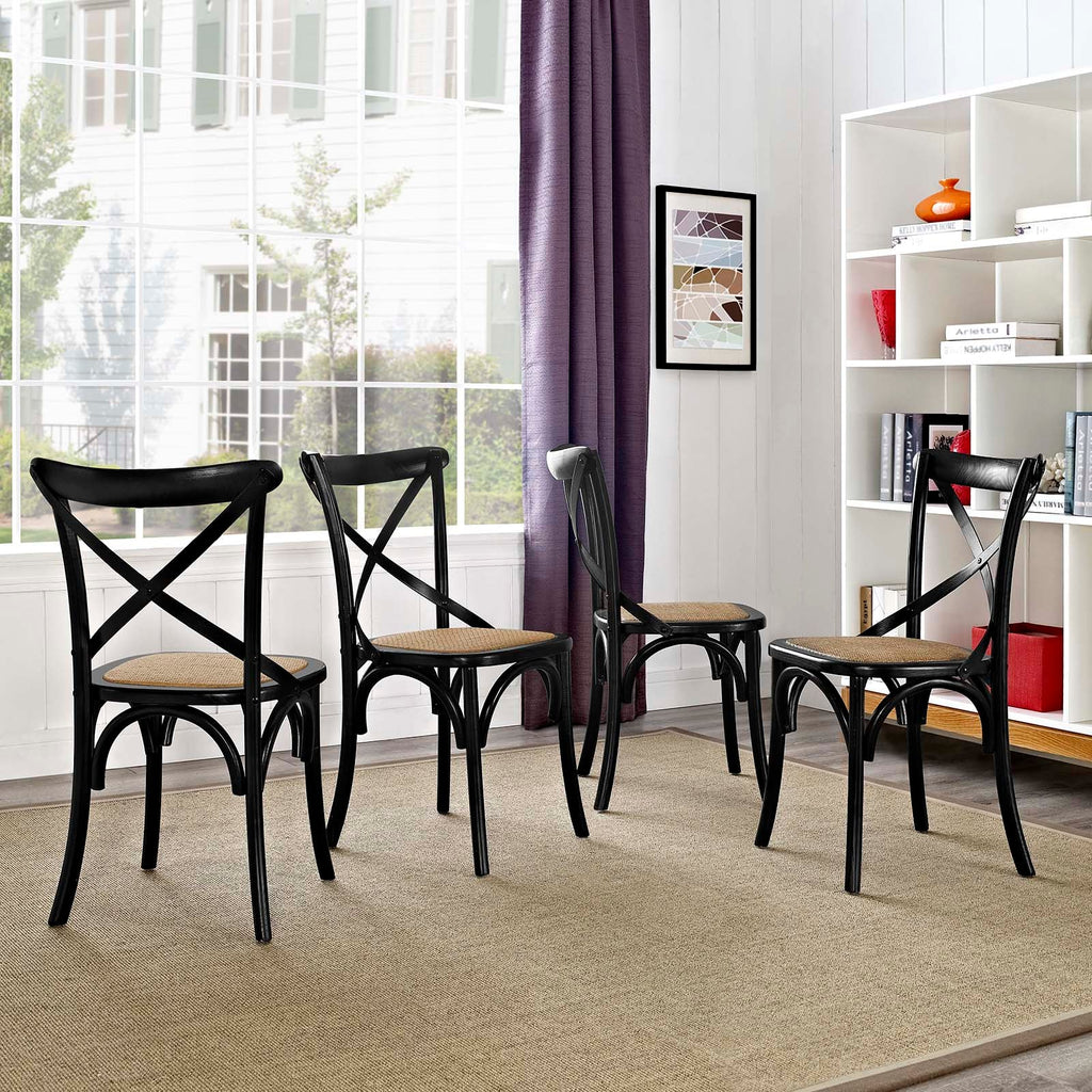 Gear Dining Side Chair Set of 4 by Modway
