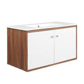 Transmit 36" Wall-Mount Bathroom Vanity by Modway