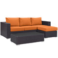 Convene 3 Piece Outdoor Patio Sofa Set by Modway