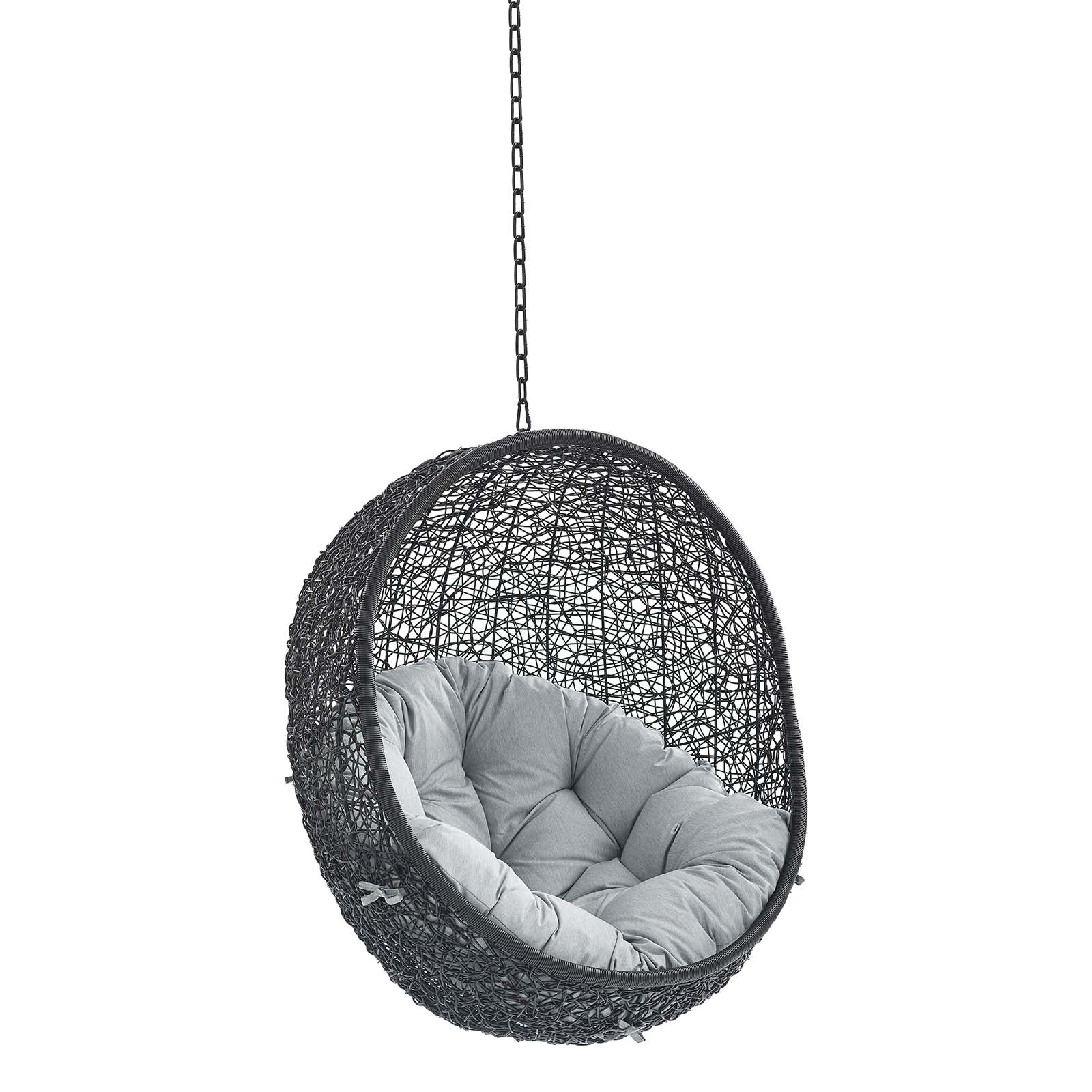Encase Sunbrella¨ Fabric Swing Outdoor Patio Lounge Chair Without Stand by Modway