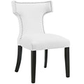 Curve Vegan Leather Dining Chair by Modway
