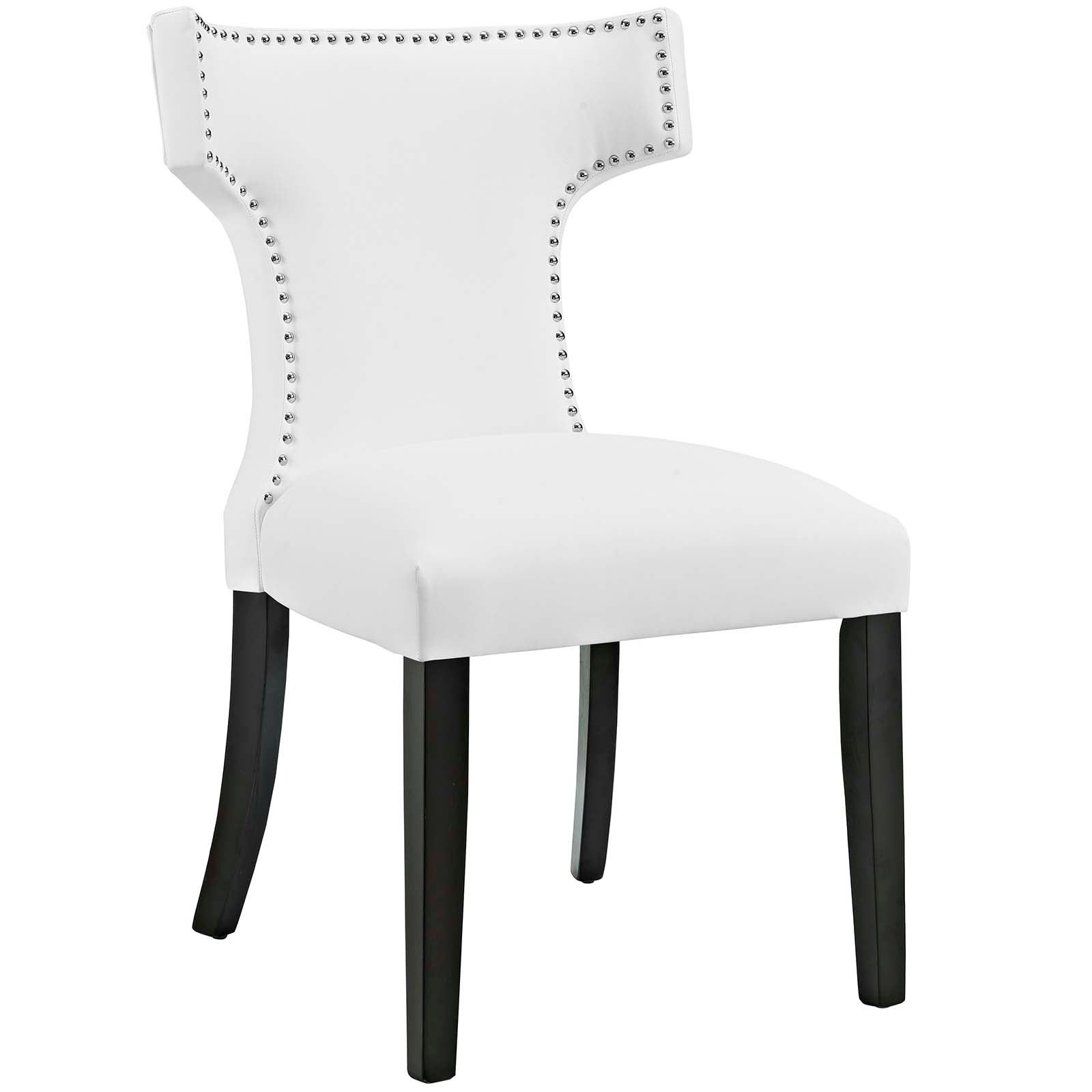 Curve Vegan Leather Dining Chair by Modway