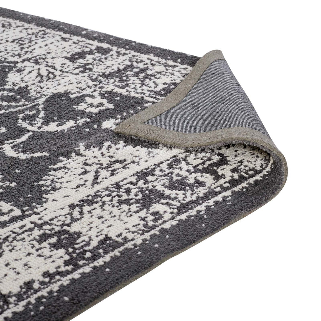 Kazia Distressed Floral Lattice 5x8 Area Rug by Modway