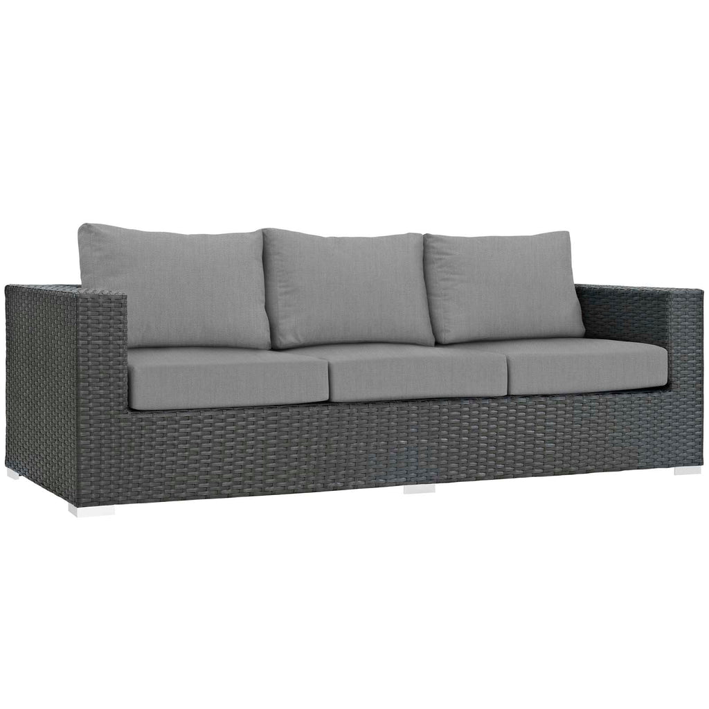 Sojourn Outdoor Patio Sunbrella¨ Sofa by Modway