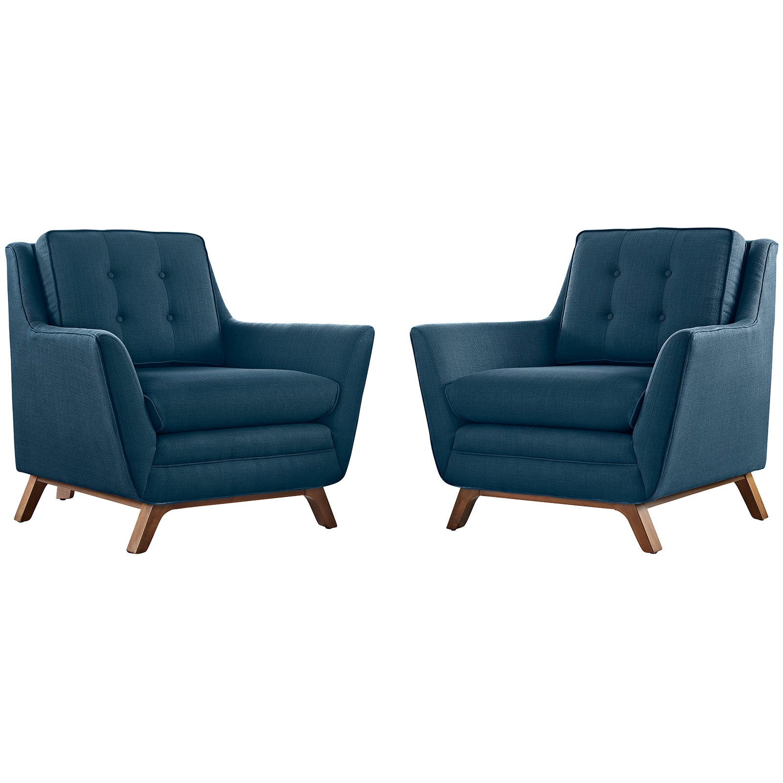 Beguile 2 Piece Upholstered Fabric Living Room Set by Modway