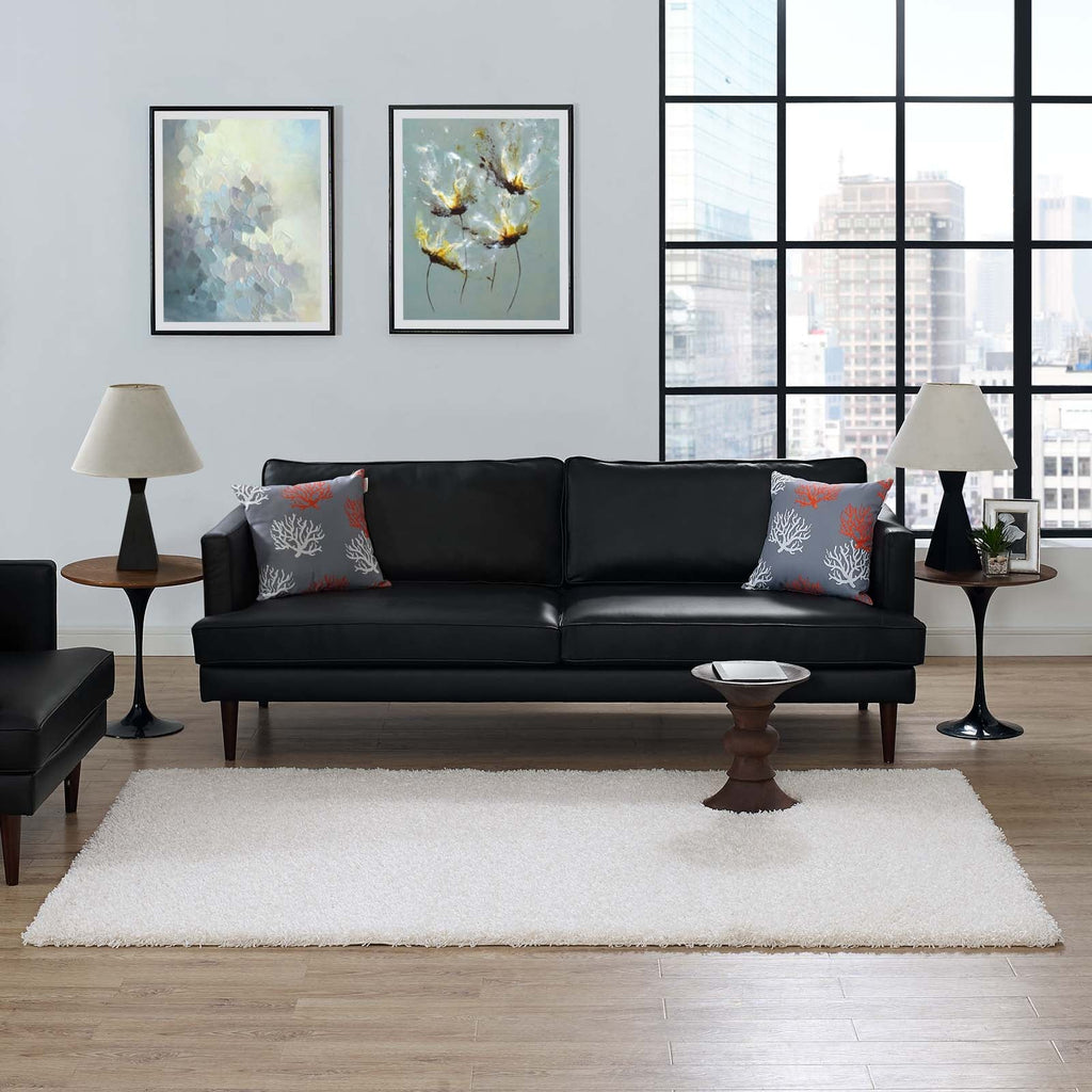 Enyssa Solid 5x8 Shag Area Rug by Modway