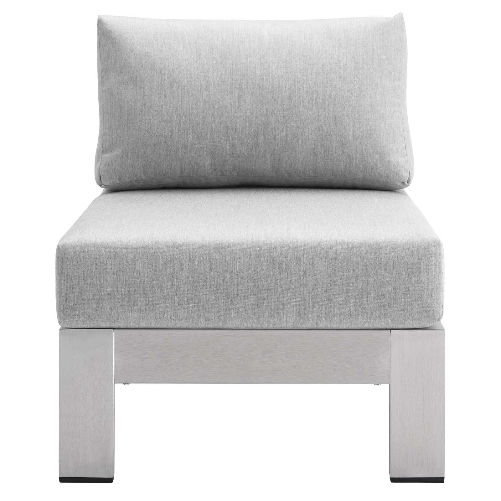 Shore Sunbrella¨ Fabric Aluminum Outdoor Patio Armless Chair by Modway