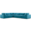 Commix 6 Piece Down Filled Overstuffed Sectional Sofa Set by Modway
