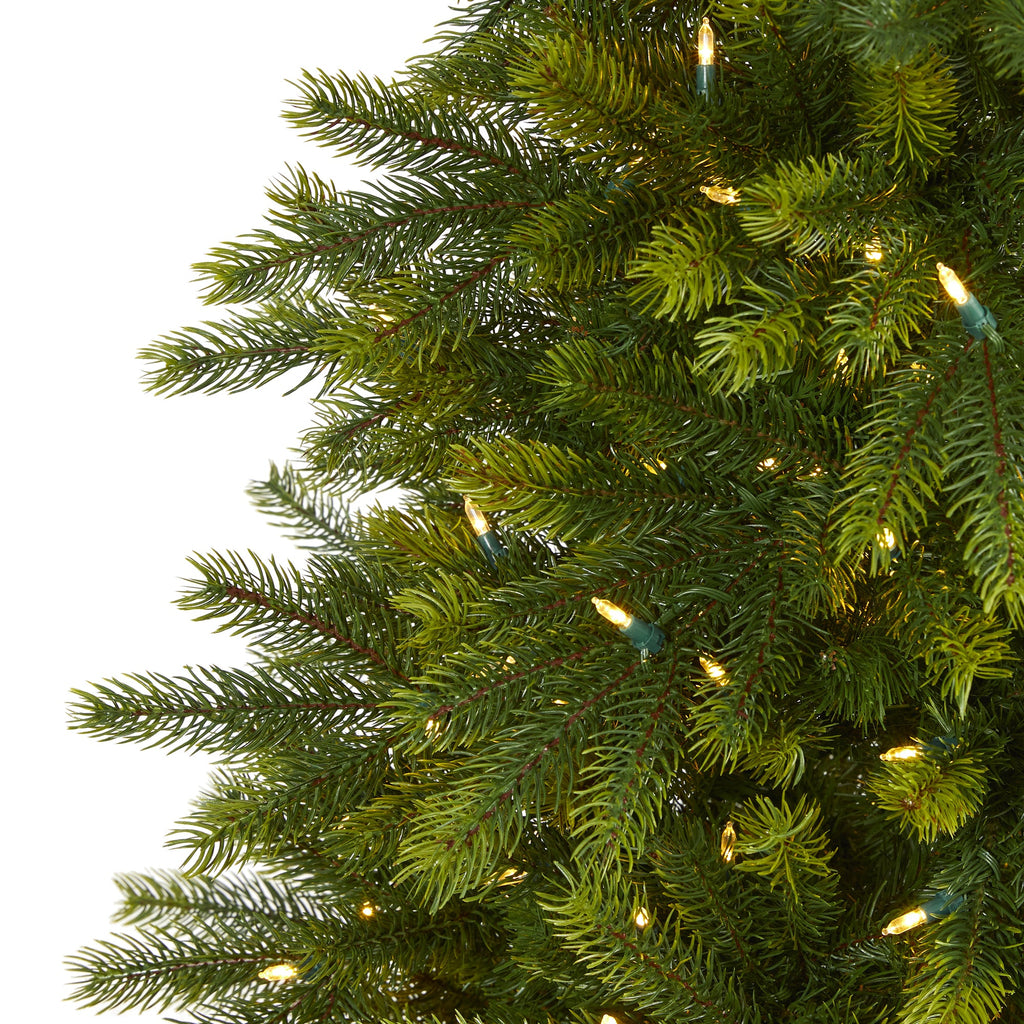 5' Manchester Fir Artificial Christmas Tree in Decorative Planter