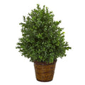 23"  Sweet Grass Artificial Plant in Basket (Indoor/Outdoor)