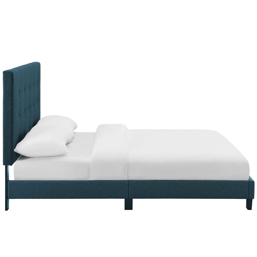 Melanie Tufted Button Upholstered Fabric Queen Platform Bed by Modway