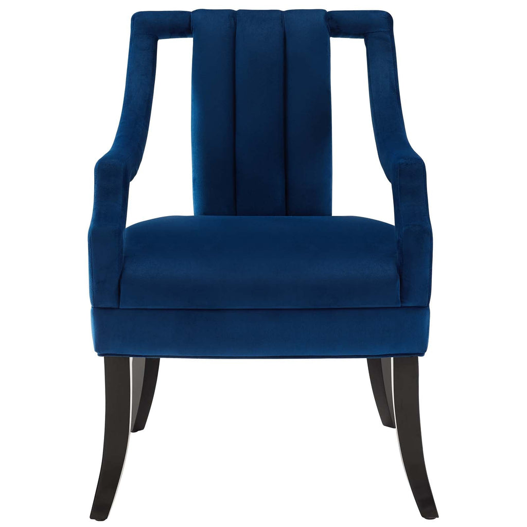Harken Performance Velvet Accent Chair by Modway