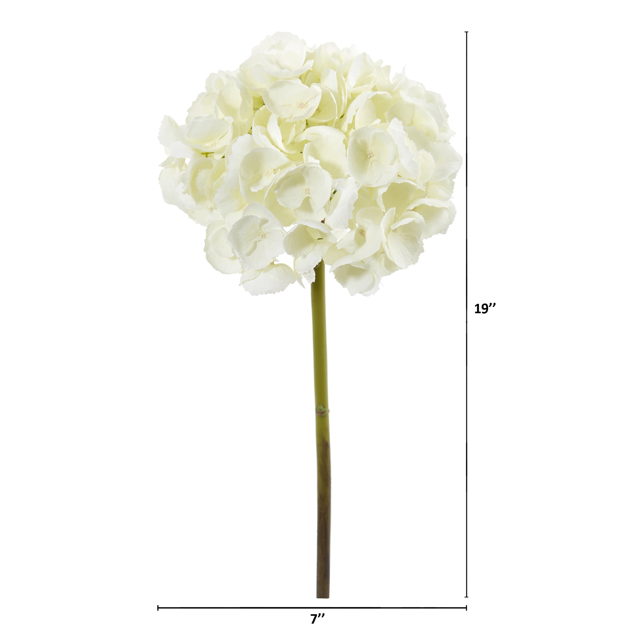 19" Hydrangea Artificial Flower (Set of 3)