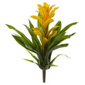 15"  Bromeliad Artificial Flower (Set of 4)