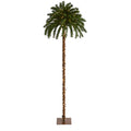 7' Christmas Palm Artificial Tree with 300 White Warm LED Lights