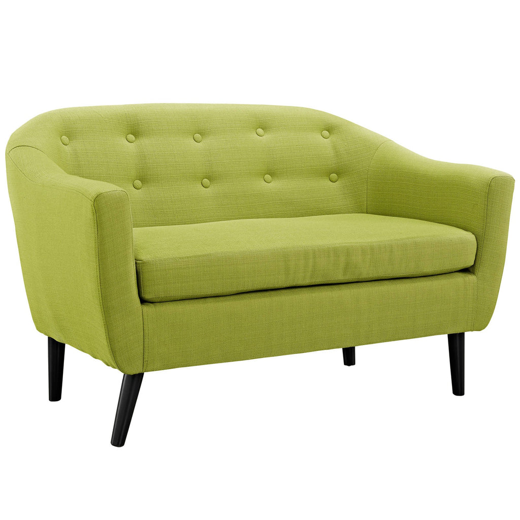 Wit Upholstered Fabric Loveseat by Modway
