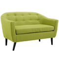 Wit Upholstered Fabric Loveseat by Modway