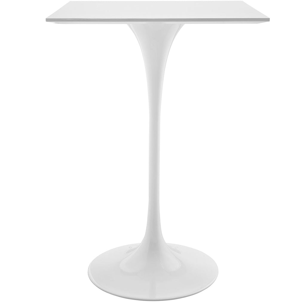 Lippa 28" Square Wood Bar Table by Modway