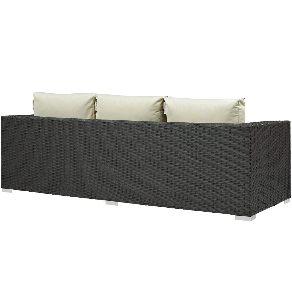 Sojourn Outdoor Patio Sunbrella¨ Sofa by Modway