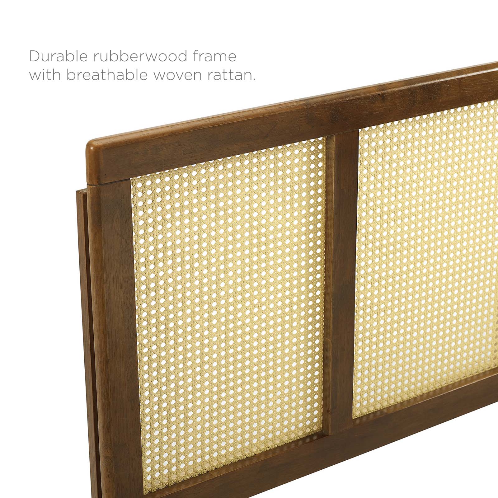 Delmare Cane King Headboard by Modway