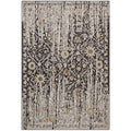Ganesa Distressed Diamond Floral Lattice 8x10 Area Rug by Modway