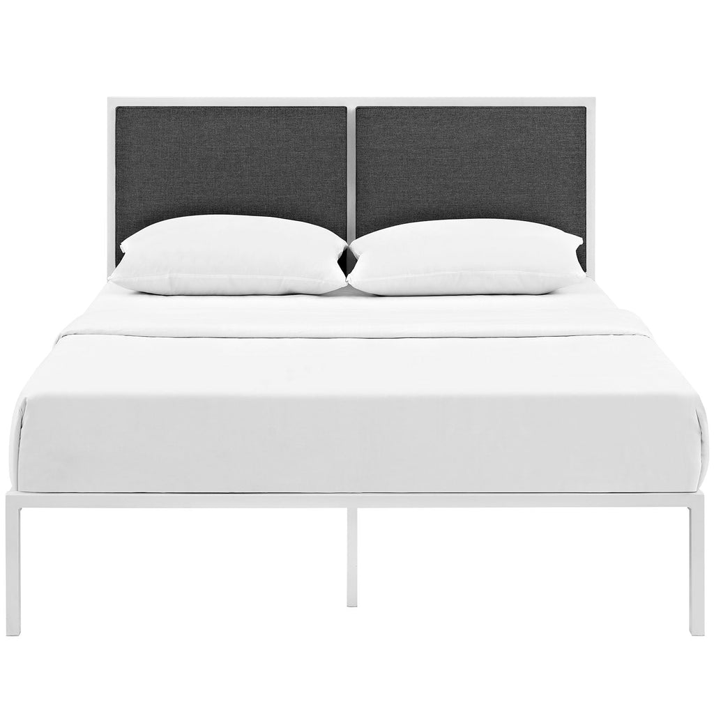 Della Fabric King Bed by Modway
