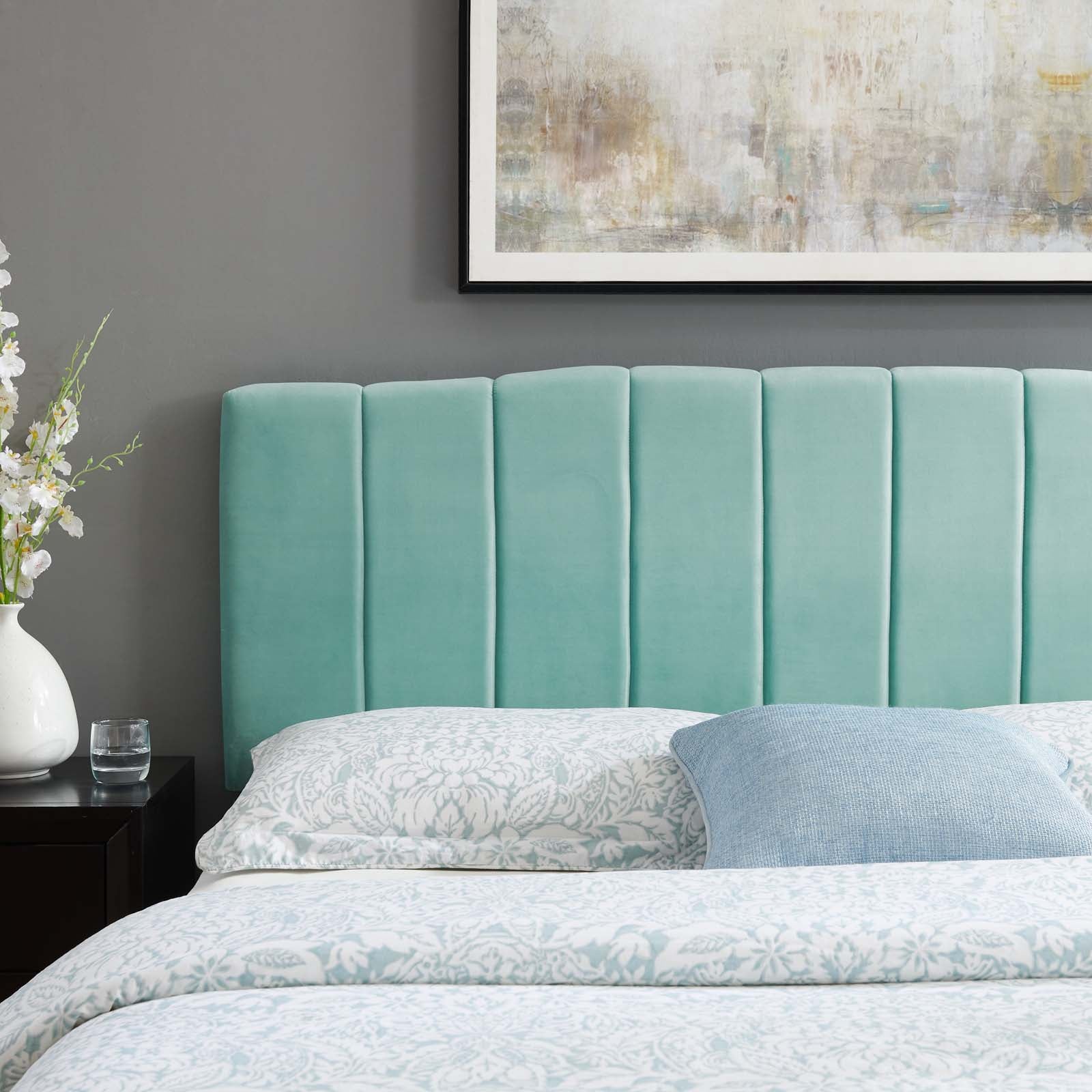 Camilla Channel Tufted Performance Velvet King/California King Headboard by Modway