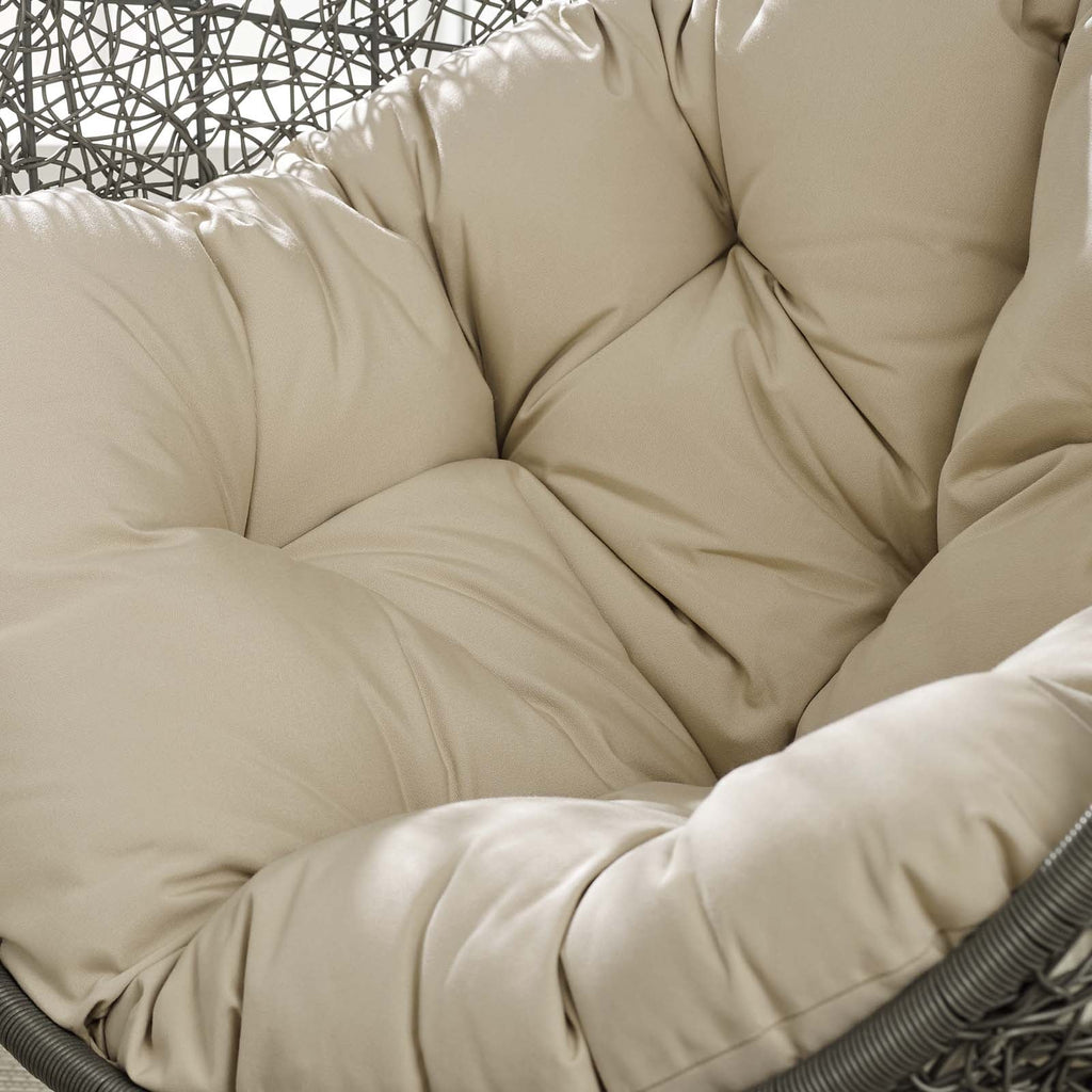 Hide Outdoor Patio Sunbrella¨ Swing Chair With Stand by Modway