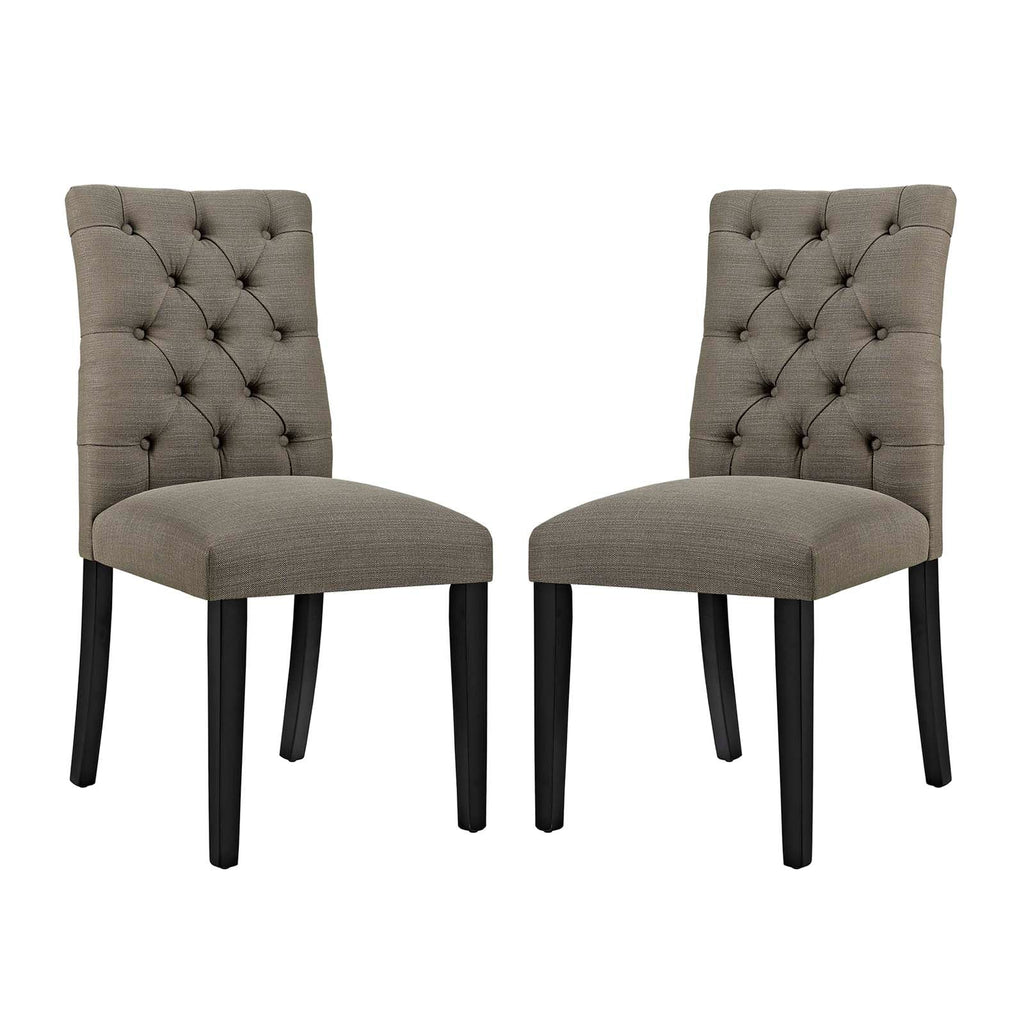 Duchess Fabric Dining Chair Set of 2 by Modway