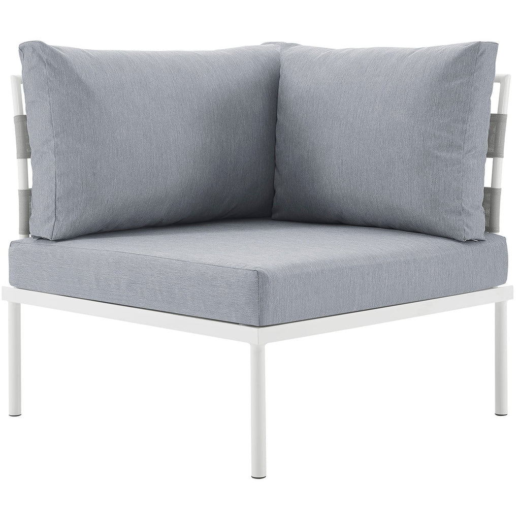 Harmony Outdoor Patio Aluminum Corner Sofa by Modway