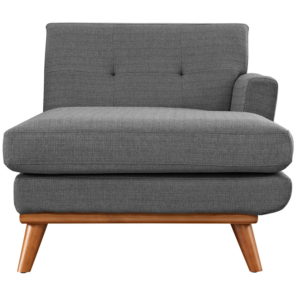 Engage Right-Facing Upholstered Fabric Chaise by Modway