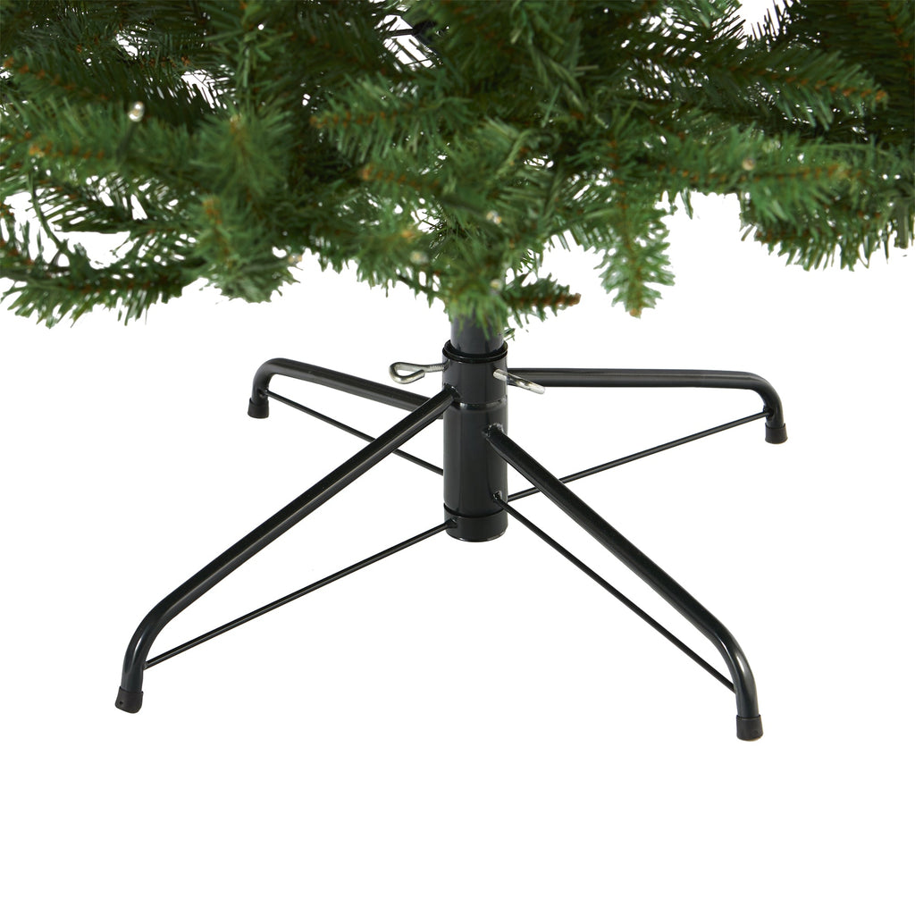 7.5' Green Valley Fir Artificial Christmas Tree with 500 Clear LED Lights