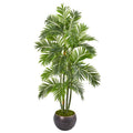 68"  Areca Palm Artificial Tree in Metal Bowl
