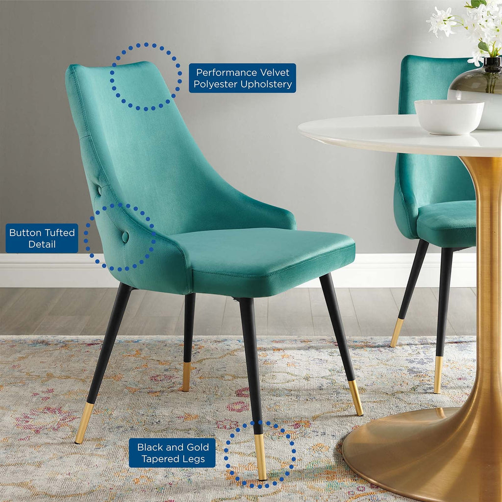 Adorn Tufted Performance Velvet Dining Side Chair by Modway