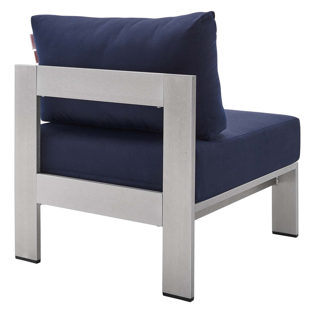 Shore Sunbrella¨ Fabric Aluminum Outdoor Patio Armless Chair by Modway