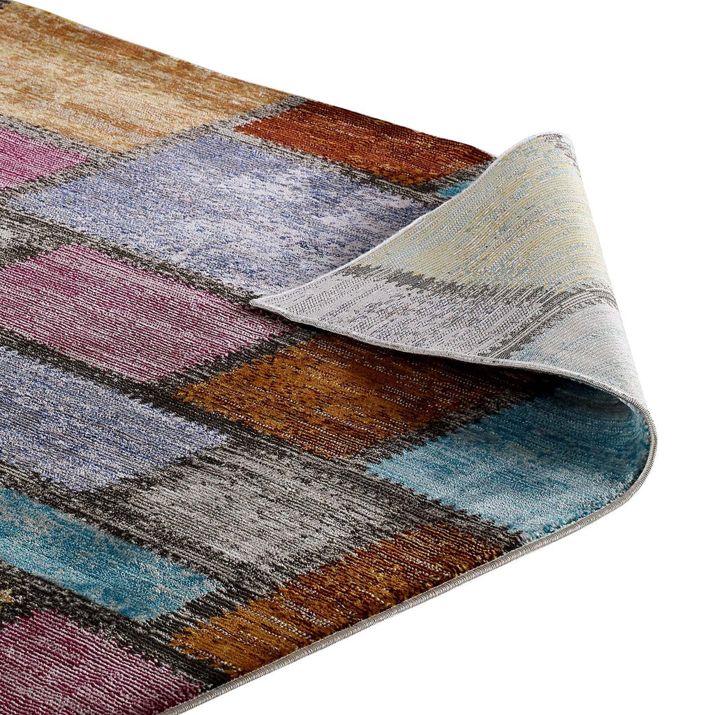 Success Nyssa Abstract Geometric Mosaic 5x8 Area Rug by Modway