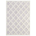 Whimsical Regale Abstract Moroccan Trellis Shag 5x8 Area Rug by Modway