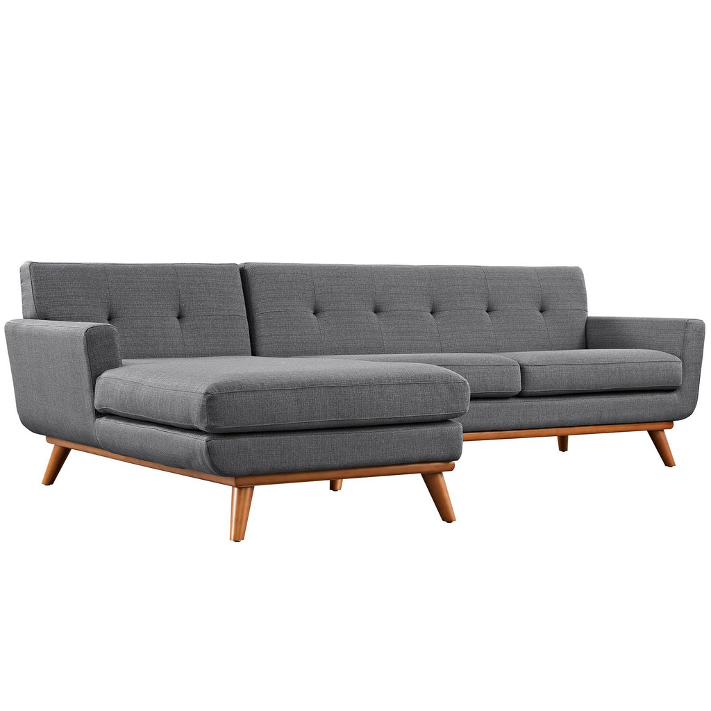 Engage Left-Facing Upholstered Fabric Sectional Sofa by Modway