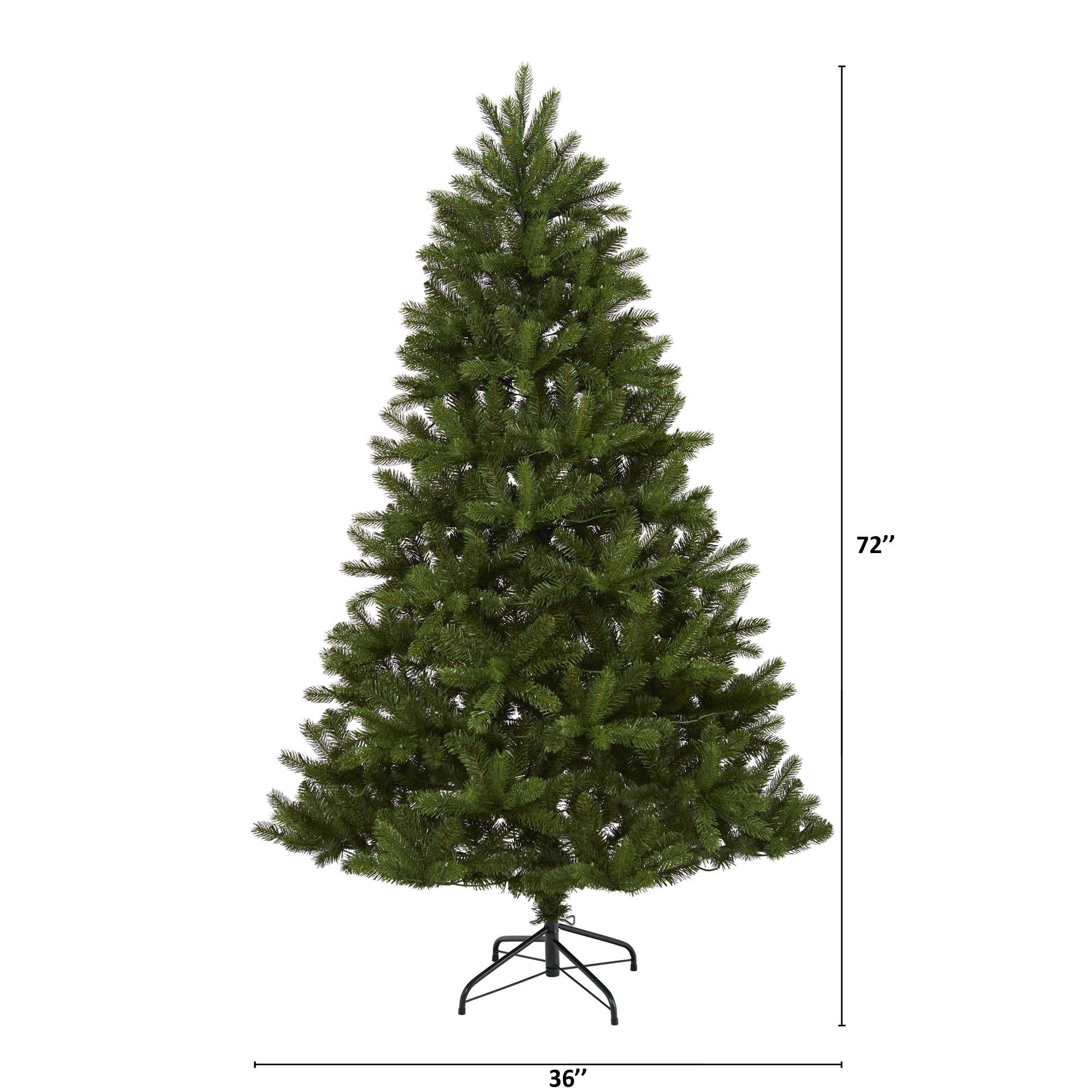 6' New Haven Spruce 'Natural Look' Artificial Christmas Tree with 350 LED Lights