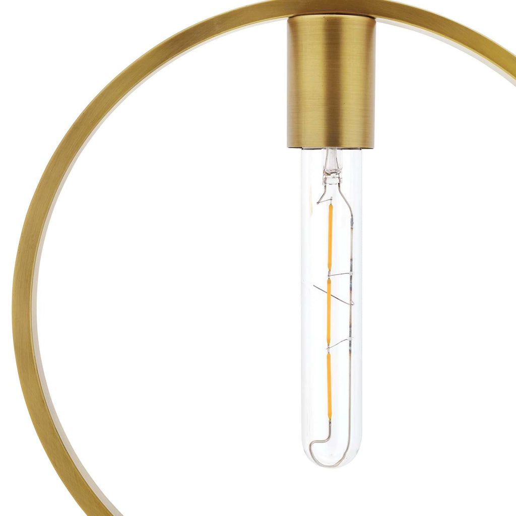 Orbit Brass Ceiling Pendant Light by Modway