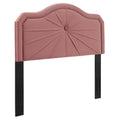 Kristin Pleated Performance Velvet King/California King Headboard by Modway