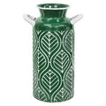 Leaf Enamel Milk Can