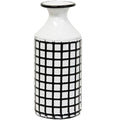 Farmhouse Check Enamel Vase Small (Pack of 2)