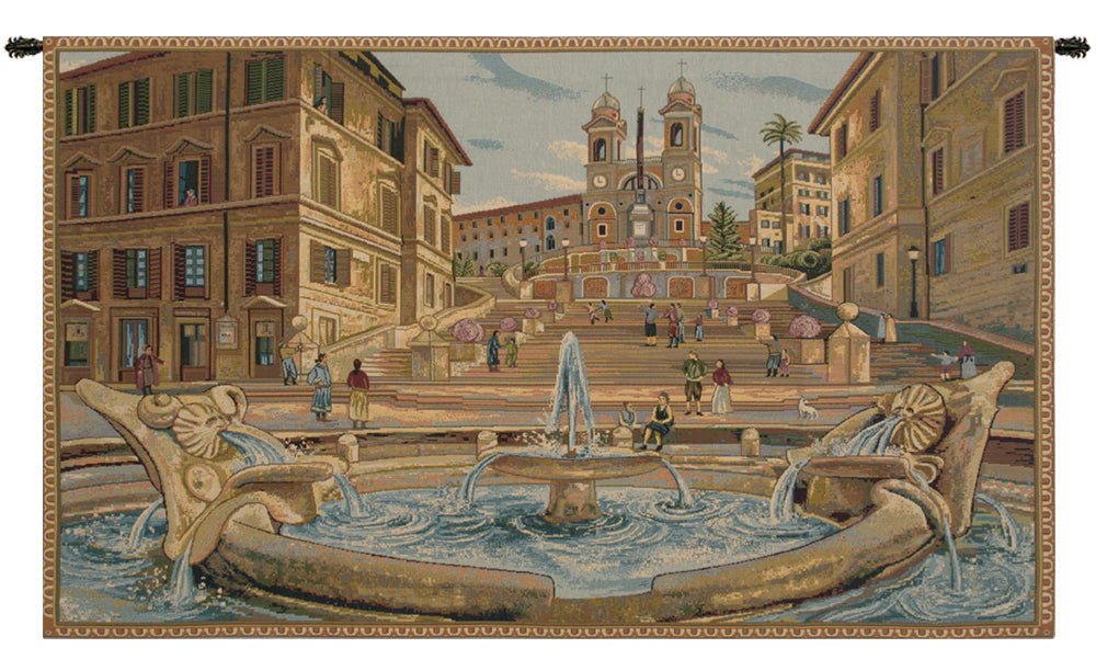 Piazza di Spagna Italian Tapestry