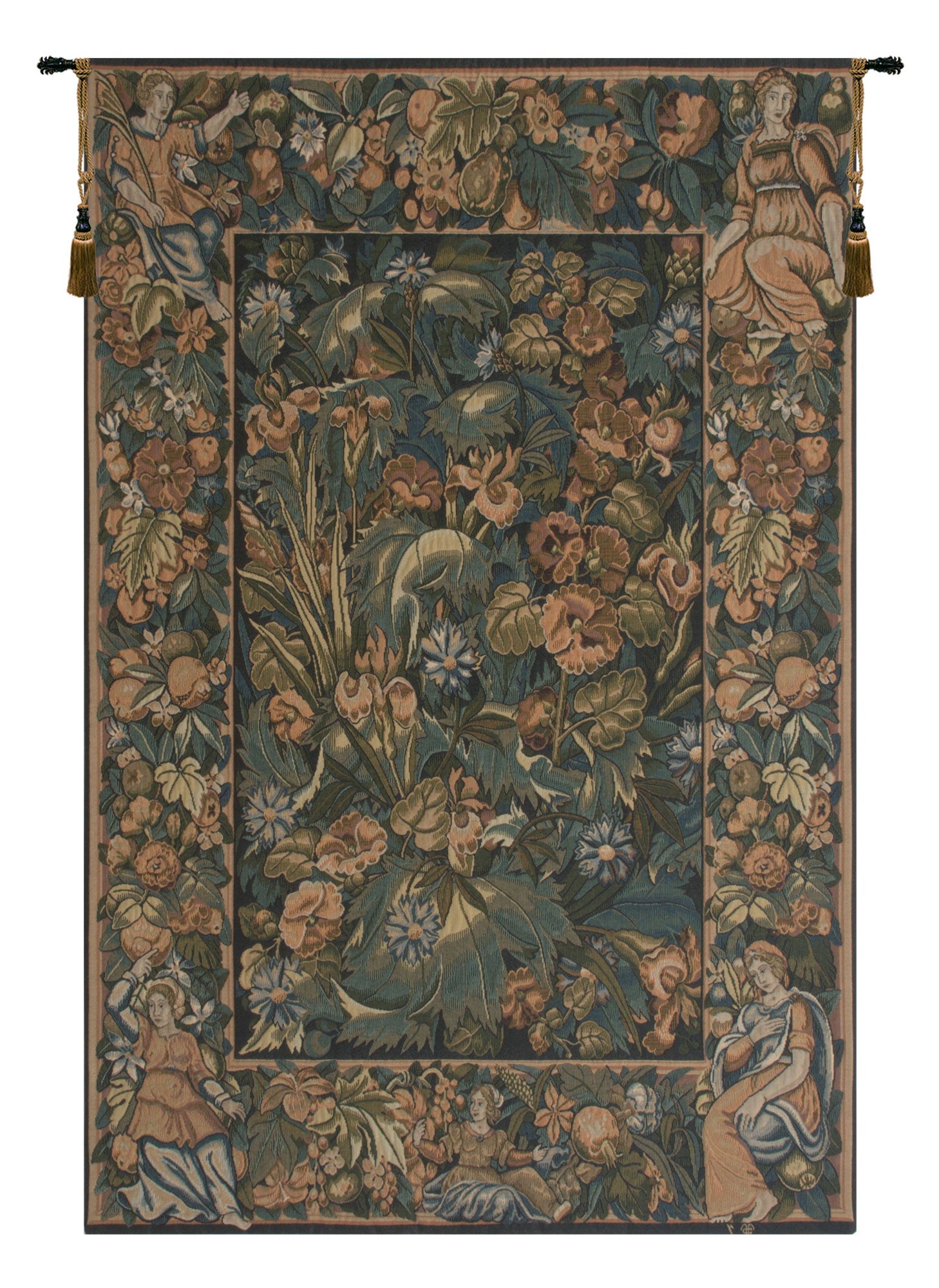Iris Greenery European Tapestry