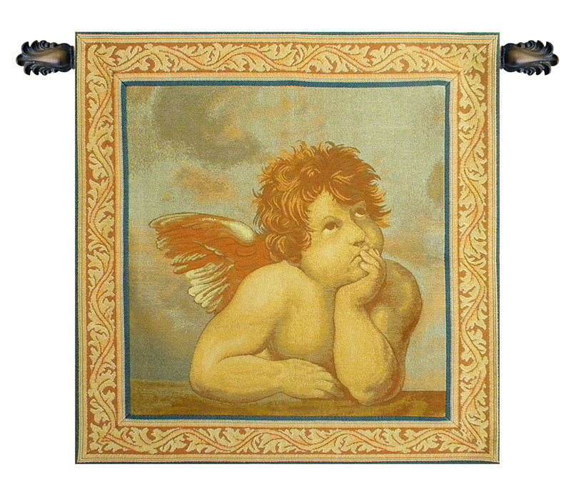 Raphaels Angel Left Panel Italian Tapestry