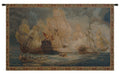 Naval Battle Italian Tapestry