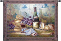 Wine Grapes and Bread Tapestry Wall Art