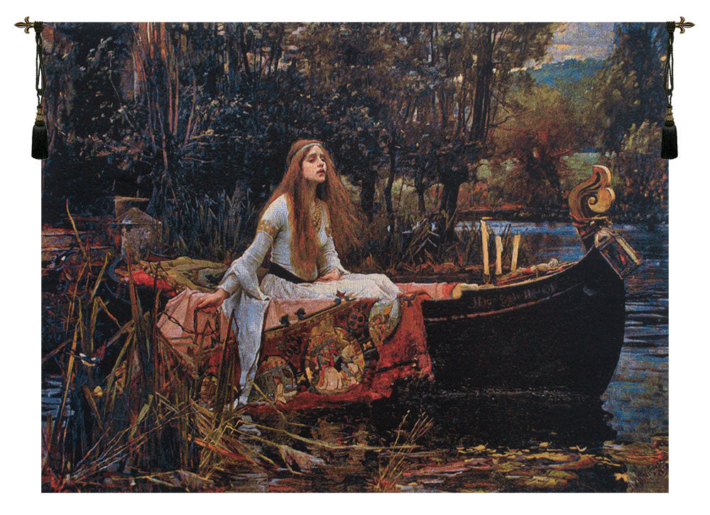 Lady of Shalott Belgian Tapestry Wall Art